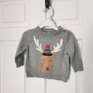 2/$20 Gap knit sweater size 6-12 m